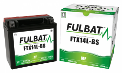 Akumulator FULBAT FUL MF - FTX14L-BS / YTX14L-BS (suchy, bezobsługowy, kwas w zestawie)