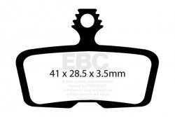 CFA616HH - Klocki hamulcowe rowerowe (spiekane) EBC Brakes