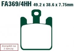 Klocki hamulcowe EBC EPFA369/4HH Extreme Pro (kpl. na 1 tarcze)