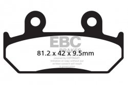 Klocki hamulcowe EBC FA203HH wzmacniane (kpl. na 1 tarcze)