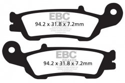 Klocki hamulcowe EBC FA450R (kpl. na 1 tarcze) (odpowiednik PROX 37.105802)