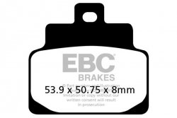 Klocki hamulcowe EBC SFA301 skuterowe (kpl. na 1 tarcze)