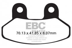 Klocki hamulcowe EBC SFA306 skuterowe (kpl. na 1 tarcze)