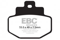 Klocki hamulcowe EBC SFA321HH skuterowe (kpl. na 1 tarcze)