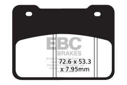 Klocki hamulcowe EBC SFA627 skuterowe (kpl. na 1 tarcze)