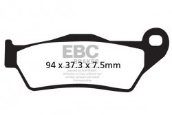 Klocki hamulcowe EBC SFAC181 skuterowe karbonowe (kpl. na 1 tarcze)