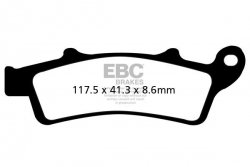 Klocki hamulcowe EBC SFAC324 skuterowe karbonowe (kpl. na 1 tarcze)