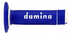 Manetki Domino niebiesko- białe