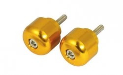 V PARTS (VICMA) KOŃCÓWKI KIEROWNICY M6X45 KOLOR ZŁOTY, (STANDARD HONDA) HONDA CB, CBF, CBR, VFR, VTR 250-1300 1969-2008 (901OR)