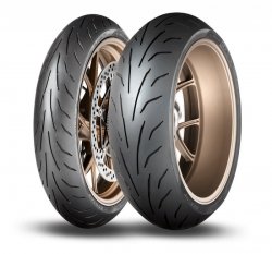 DUNLOP KOMPLET OPON (637803/24) 120/60ZR17 SPMAX QUALIFIER CORE (55W) TL PRZÓD DOT 2024 + (637483/23) 160/60ZR17 SPMAX QUALIFIER