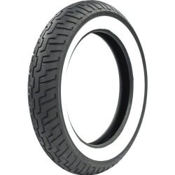 DUNLOP OPONA 130/90-16 D404 67H TT PRZÓD WWW BIAŁY BOK DOT 44/2024