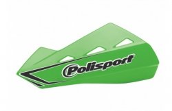 POLISPORT WYPRZEDAŻ OSŁONY RĄK (LISTKI) MODEL QWEST Z UNIWERSALNYM ZESTAWEM MONTAŻOWYM ALUMINIOWYM 22/28MM KOLOR ZIELONY