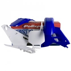 POLISPORT KOMPLET PLASTIKÓW YAMAHA YZ 80 93-01 KOLOR NIEBIESKI BIAŁY OEM