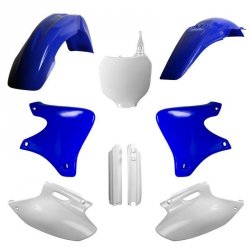 POLISPORT KOMPLET PLASTIKÓW (FULL KIT) YAMAHA YZ 250F 01-02 W ZESTAWIE TABLICA PRZEDNIA (8658000001) I OSŁONY AMORTYZARORÓW (839