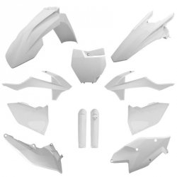 POLISPORT KOMPLET PLASTIKÓW (FULL KIT) KTM SX/SX-F/XC-F 16-18 W ZESTAWIE TABLICA PRZEDNIA (8664900002) I OSŁONY AMORTYZATORÓW (8