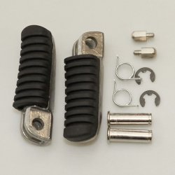 BIKETEC PARTS ZESTAW PODNÓŻKÓW (PODNÓŻKI) KIEROWCY KOMPLETNY Z MOCOWANIAMI KAWASAKI ZRX 400 93-07, ZRX 1100/1200 97-11, Z 750/10
