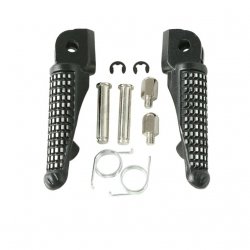 BIKETEC PARTS ZESTAW PODNÓŻKÓW (PODNÓŻKI) KIEROWCY KOMPLETNY Z MOCOWANIAMI KAWASAKI ZX-10R 11-17 KOLOR CZARNY