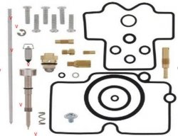 BEARING WORX ZESTAW NAPRAWCZY GAŹNIKA HONDA CRF 450R 02, (26-1460)