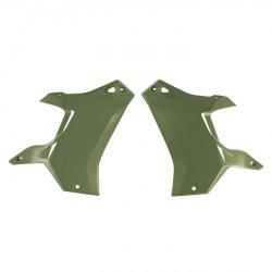 RACETECH (RTECH) OSŁONY CHŁODNICY (LEWA / PRAWA) T7 REVOLUTION YAMAHA TENERE 700 19-24 KOLOR CIEMNY ZIELONY
