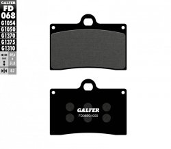 GALFER KLOCKI HAMULCOWE KH095 PÓŁMETALICZNE SCOOTER
