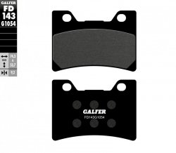 GALFER KLOCKI HAMULCOWE KH182 PÓŁMETALICZNE