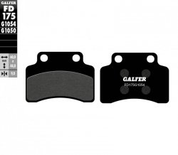 GALFER KLOCKI HAMULCOWE KH235 PÓŁMETALICZNE