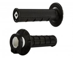 ODI MANETKI OFF ROAD HALF WAFFLE MX V2 LOCK-ON GRIP KOLOR CZARNY