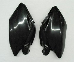 UFO BOCZKI TYLNE HONDA CRF 250R 04-05 KOLOR CZARNY - WYPRZEDAŻ
