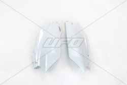 UFO BOCZKI TYLNE HONDA CRF 250R 11-13, CRF 450R 09-12 KOLOR BIAŁY