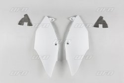 UFO BOCZKI TYLNE HONDA CRF 250R 18, CRF 450R/RX 17-18 KOLOR BIAŁY