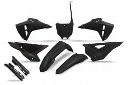 UFO 2024/11 KOMPLET PLASTIKÓW (FULL KIT) Z OSŁONAMI TELESKOPÓW (AMORTYZATORÓW) HONDA CRF 250R / 450R 25 KOLOR CZARNY