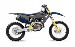 UFO KOMPLET PLASTIKÓW HUSQVARNA TC/FC 19-21 KOLOR SZARY/ŻÓŁTY/NIEBIESKI ( W ZESTAWIE OSŁONY TELESKOPÓW, OSŁONY RAMY ORAZ NAKLEJK