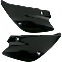 UFO BOCZKI TYLNE KAWASAKI KX 80 98-00, KX 85 01-12 KOLOR CZARNY
