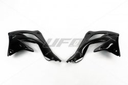UFO OSŁONY CHŁODNICY KAWASAKI KXF 450 12-15 KOLOR CZARNY