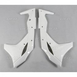 UFO OSŁONY CHŁODNICY KAWASAKI KXF 250 17-20 KOLOR BIAŁY