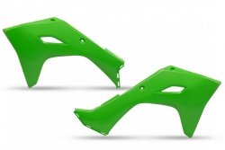 UFO OSŁONY CHŁODNIC KAWASAKI KXF 450 24, KOLOR ZIELONY