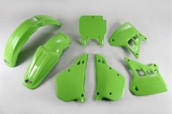 UFO KOMPLET PLASTIKÓW KAWASAKI KX 250 90-91, KOLOR OEM (ZIELONY)