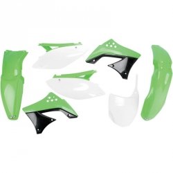 UFO KOMPLET PLASTIKÓW KAWASAKI KXF 450 09-11 KOLOR OEM 09 (ZIELONY/CZARNY) (KA213E999)