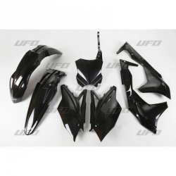 UFO KOMPLET PLASTIKÓW KAWASAKI KXF 250 18-20 KOLOR CZARNY (KA225E001)