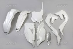 UFO KOMPLET PLASTIKÓW KAWASAKI KXF 250 21-24, KXF 450 19-23 KOLOR BIAŁY (KA227E047)