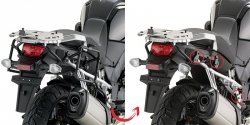 KAPPA STELAŻ KUFRÓW BOCZNYCH SZYBKIEGO MONTAŻU MONOKEY SUZUKI DL 1000 V-STROM (14-19) - RÓWNIEŻ POD KUFRY MONOKEY RETRO-FIT K-VE