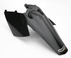 UFO BŁOTNIK TYŁ KTM SX 03-06, EXC 03-07 Z BOCZKAMI TYLNYMI KOLOR CZARNY