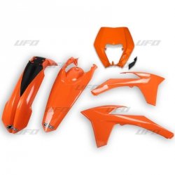 UFO KOMPLET PLASTIKÓW KTM EXC/EXC-F 12-13 KOLOR POMARAŃCZOWY (KT521E127)