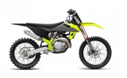 UFO KOMPLET PLASTIKÓW KTM SX/SXF 19-22 KOLOR SZARY / CZARNY / ŻÓŁTY FLUO ( W ZESTAWIE OSŁONY TELESKOPÓW, OSŁONY RAMY ORAZ NAKLEJ