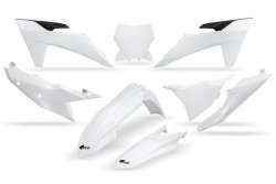 UFO KOMPLET PLASTIKÓW KTM SX 125 / 250 / 300 TBI 23-24, SX-F 250 / 350 / 450 23-24 KOLOR BIAŁY