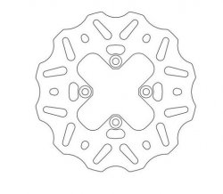 MOTO-MASTER TARCZA HAMULCOWA TYŁ NITRO KTM SX 65 00-22 , HUSQVARNA TC 65 17-22 , GASGAS MC 65 21-22
