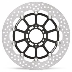MOTO-MASTER PROMOCJA TARCZA HAMULCOWA PŁYWAJĄCA HALO FLOATING (PŁYWAJĄCA - ALUMINIOWY ŚRODEK) PRZÓD 320MM APRILIA, BENELLI, DUCA