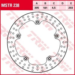 TRW ZF TARCZA HAMULCOWA PRZÓD BMW R 1100S 98-00, R 1200GS/ADV 04-07 (305X181X4,5MM)