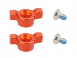 PSYCHIC 2025/01 ZESTAW ŚRUB DO REGULACJI ZAWIESZENIA PRZEDNIEGO KTM SX / XC / XC-W / EXC / EXC-F / SX-F / SMR 125 / 150 / 250 / 300 / 350 / 450 / 500 '21-'24, HUSQVARNA TC / TE / FC / FE / 125 / 150 / 250 / 350 / 450 / 501 '20-'24, KOLOR POMARAŃCZOWY