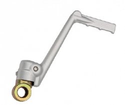 PSYCHIC DŹWIGNIA STARTERA (KOPKA / KIKSTARTER) YAMAHA YZ 85 02-18 (OEM: 5PA-15620-00; 5PA-15620-01) (ALUMINIOWA) KOLOR SREBRNY